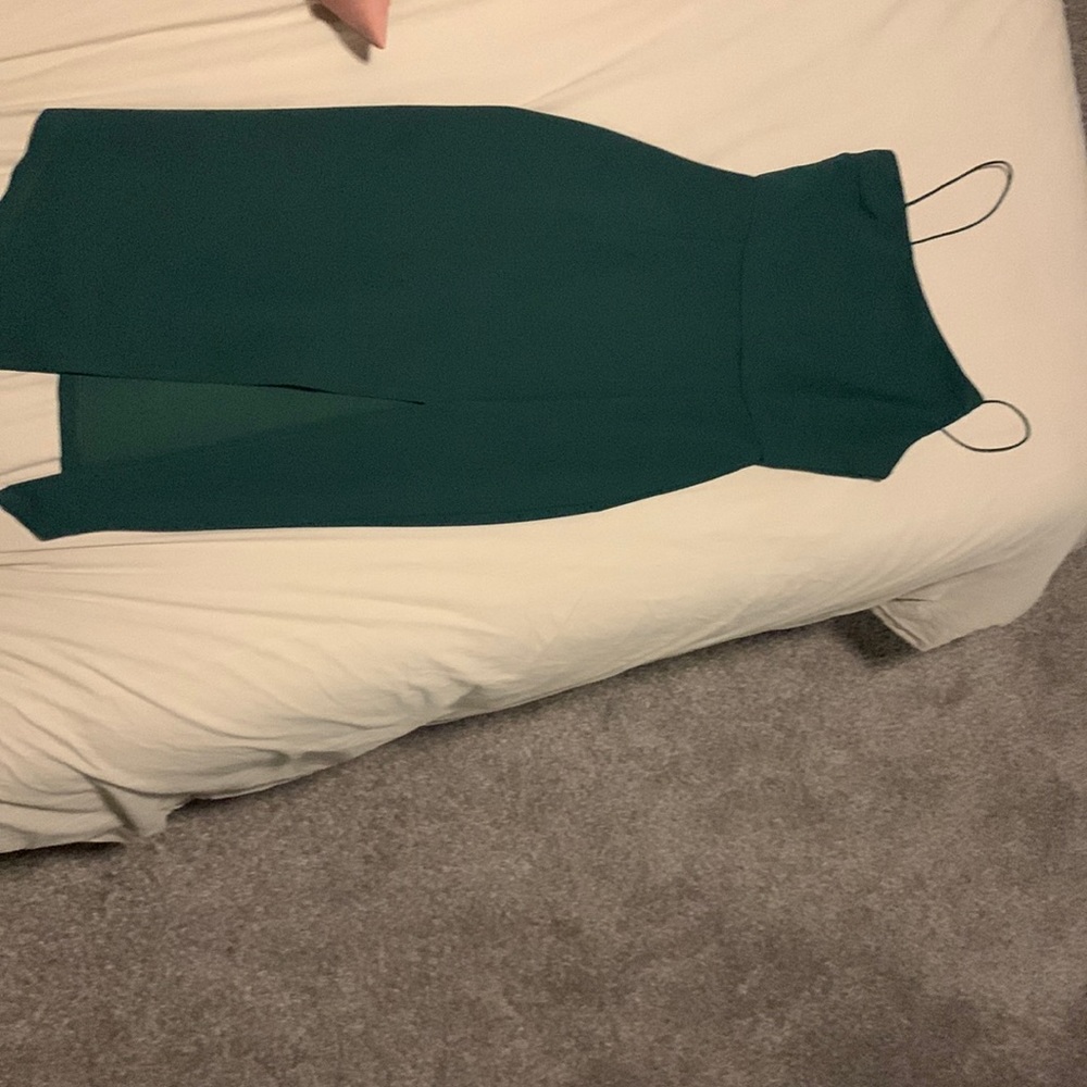 Dark green dress